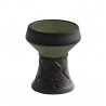 Al-Mani Shisha Steinkopf Opal-Edition 4 Loch Black Green