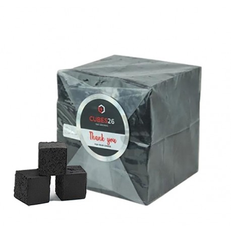 BlackCoco's Cubes26 Naturkohle 1 Kg 64 Würfel 